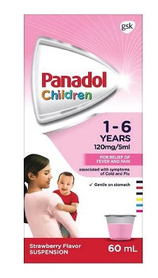 Panadol Children Suspension (1 - 6 Years Old)